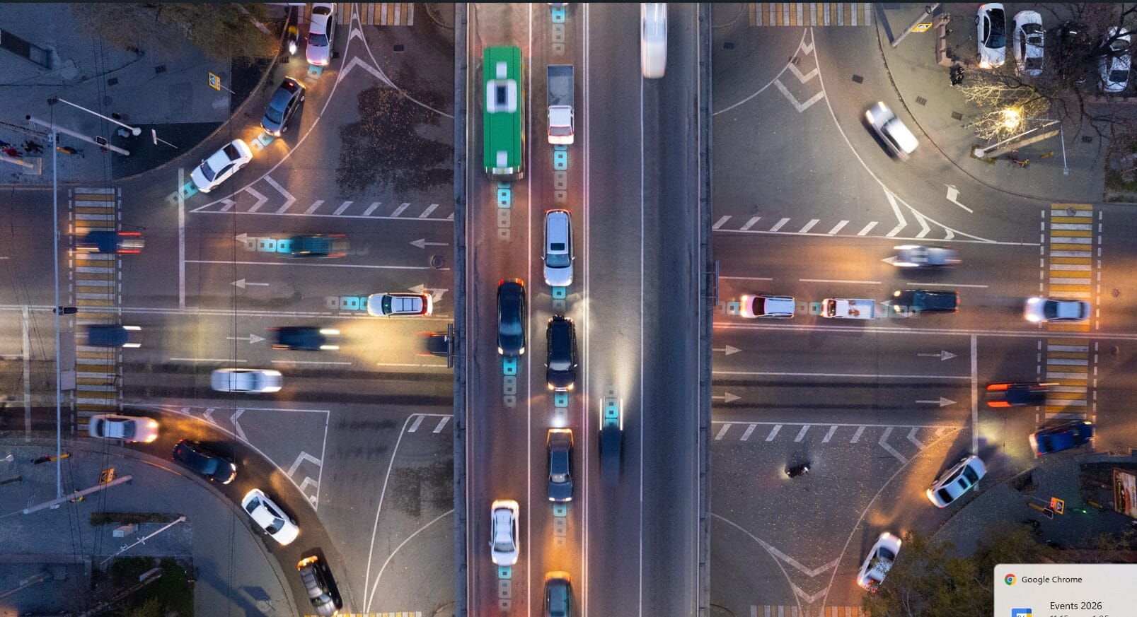 A busy intersection representation